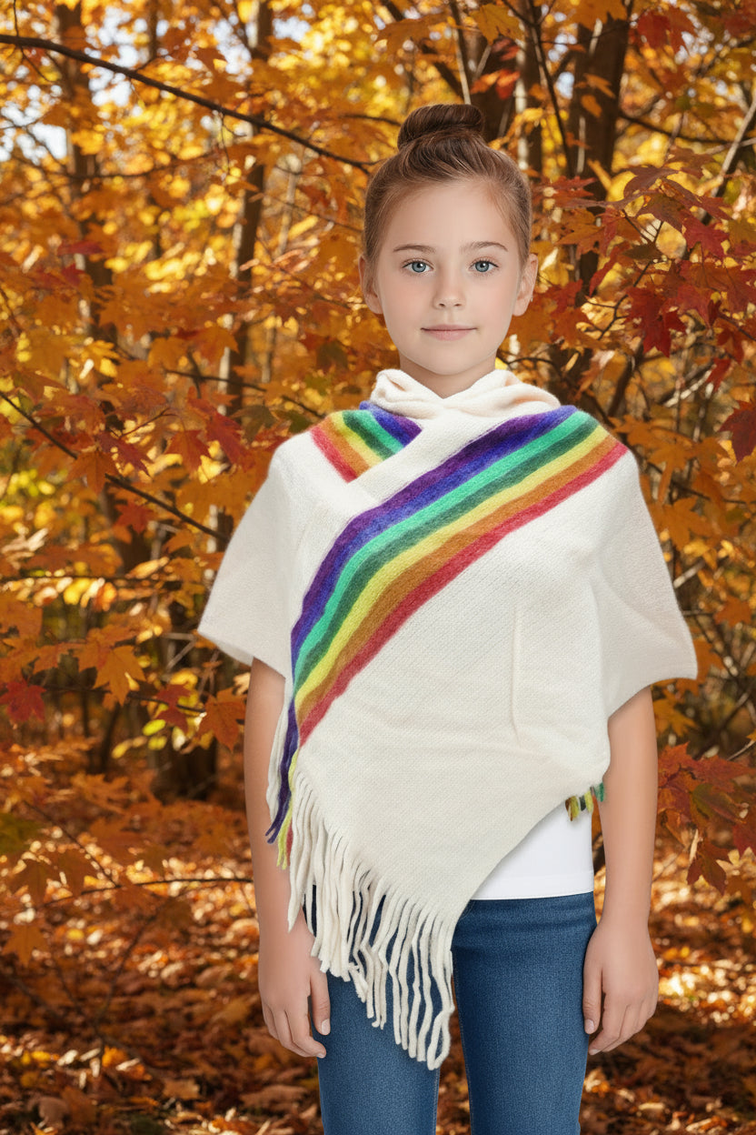 Kids Pullover Poncho