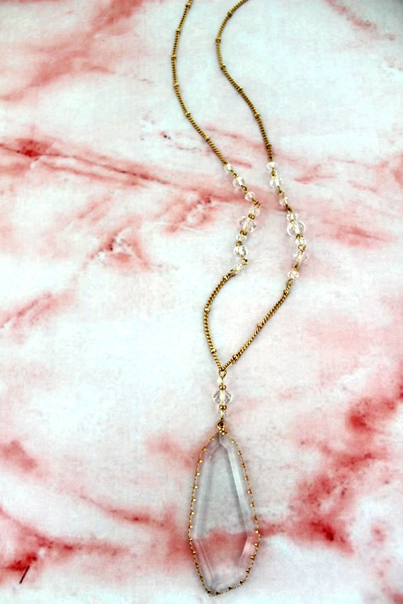 Crystal Gemstone Necklace