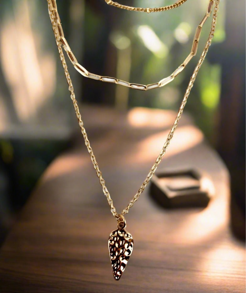 Arrowhead Layered Choker Necklace