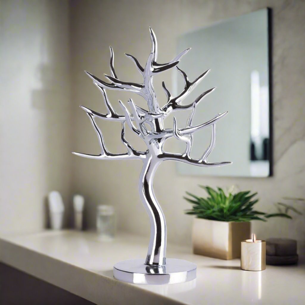 SILVER JEWELRY TREE