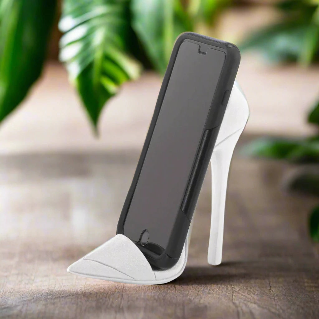SPARKLE SHOE PHONE HOLDER