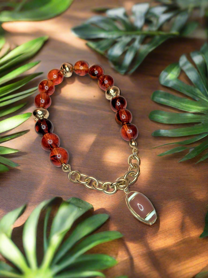 Football Charm Bracelet