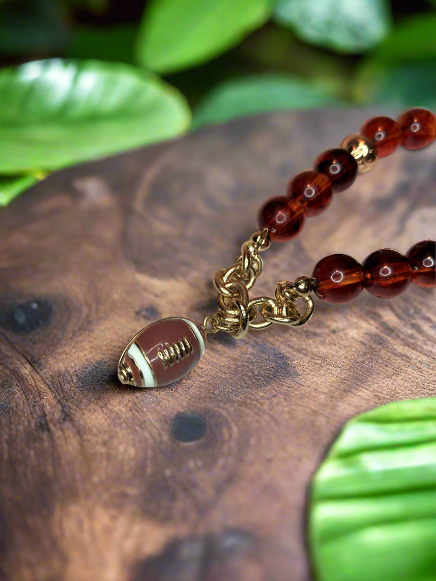 Football Charm Bracelet