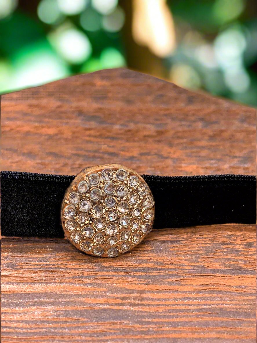 Medallion Velvet Choker