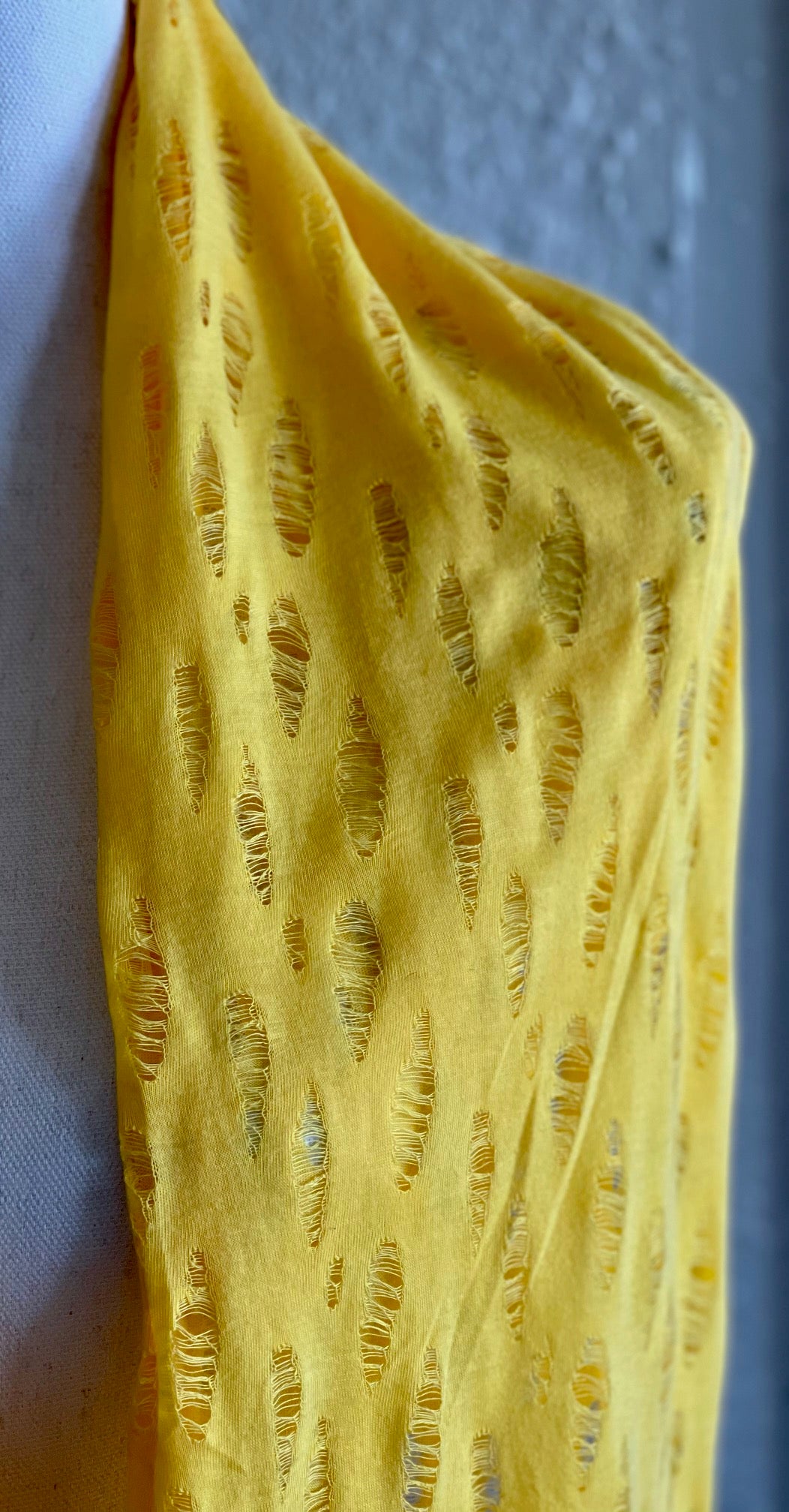 YELLOW INFINITY SCARF