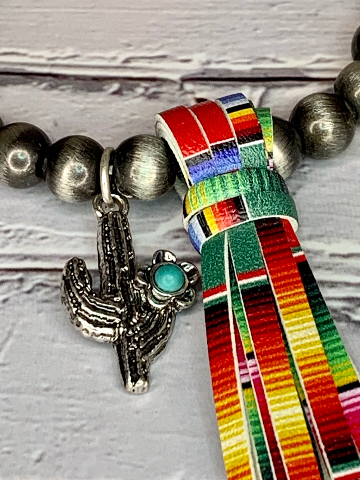 SERAPE CACTUS BRACELET