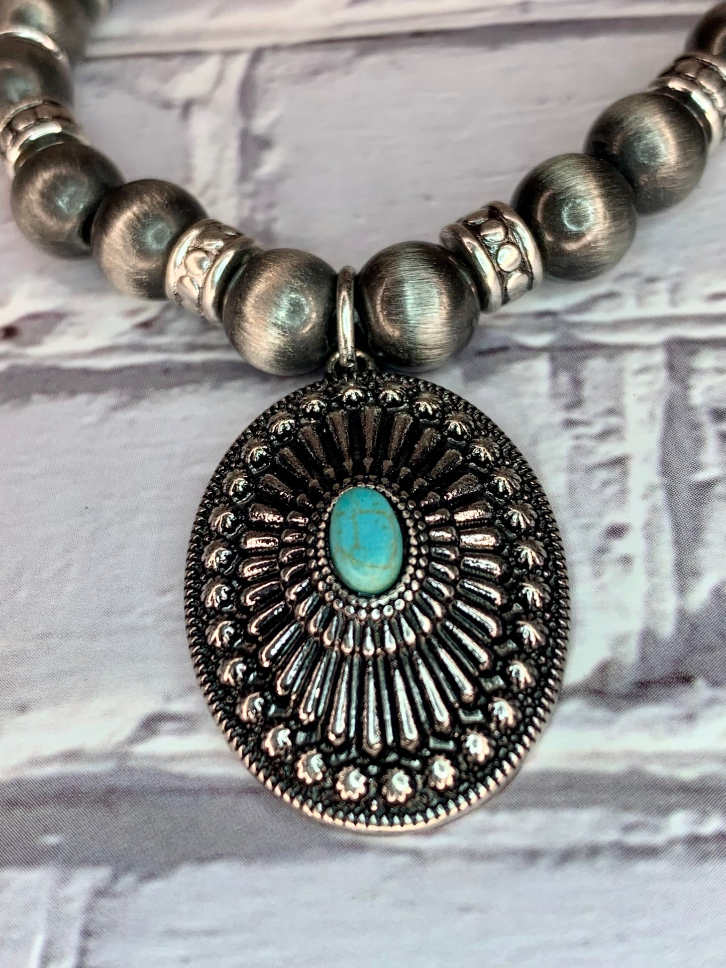 WESTERN TURQUOISE CONCHO BRACELET
