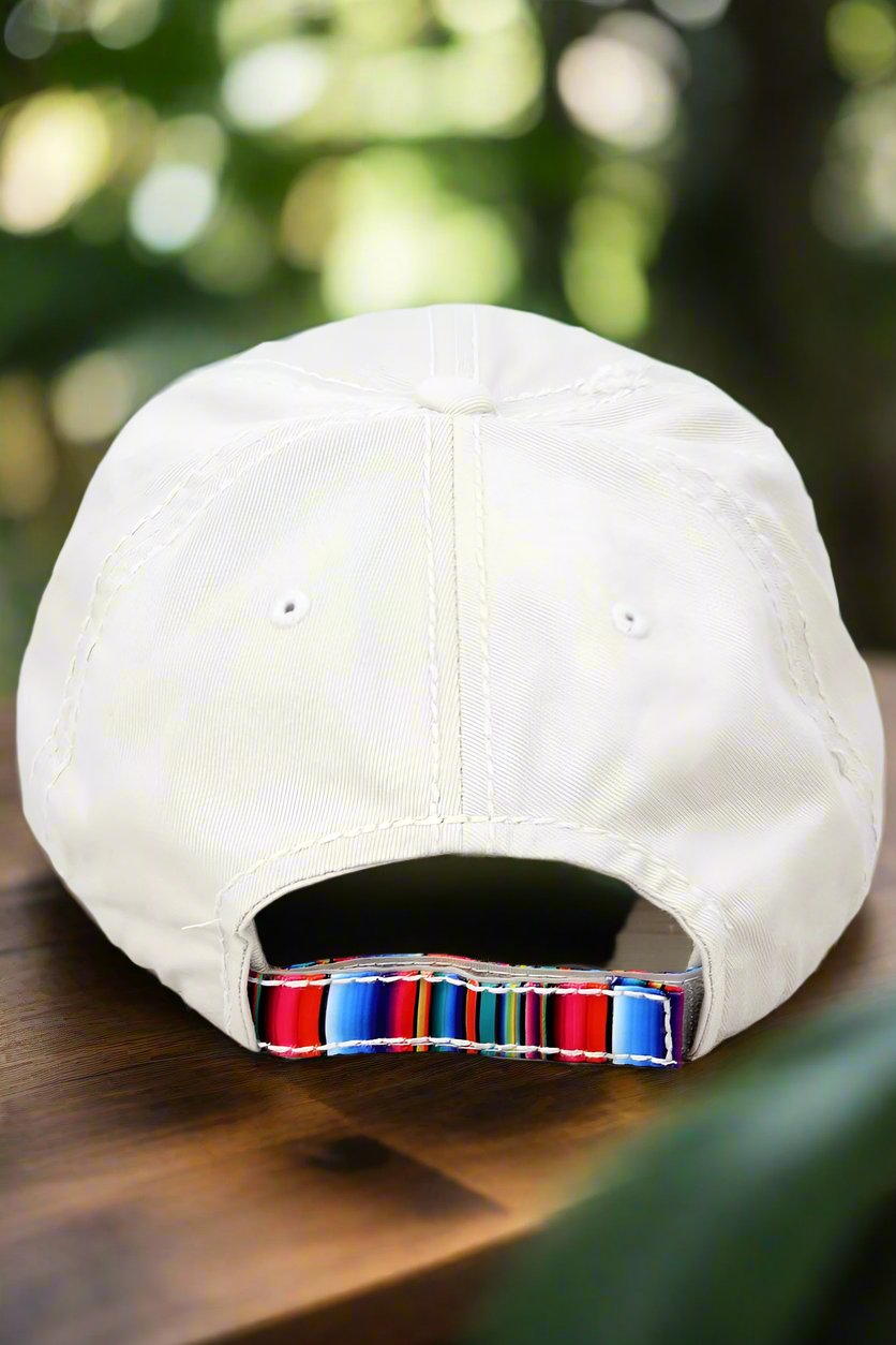 DISTRESSED STONE WITH SERAPE 'MAMACITA' CAP