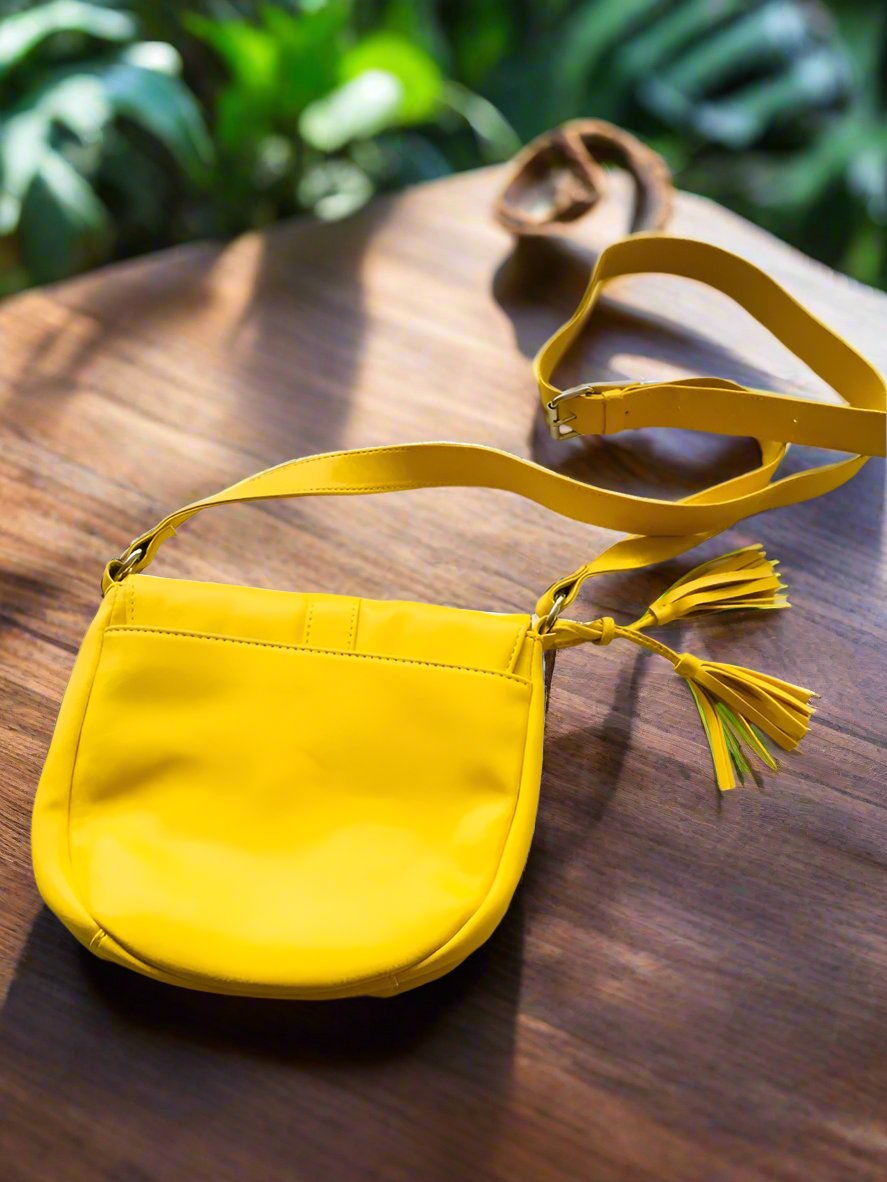 Yellow Cross Body Bag