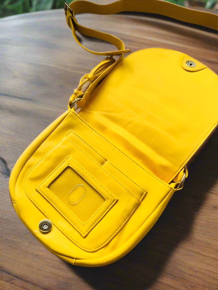 Yellow Cross Body Bag