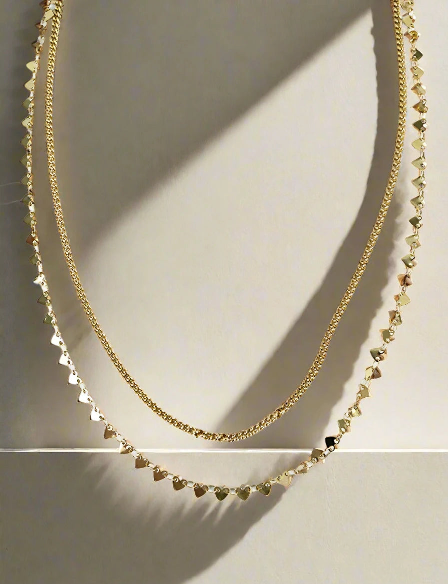 Layered Heart Choker