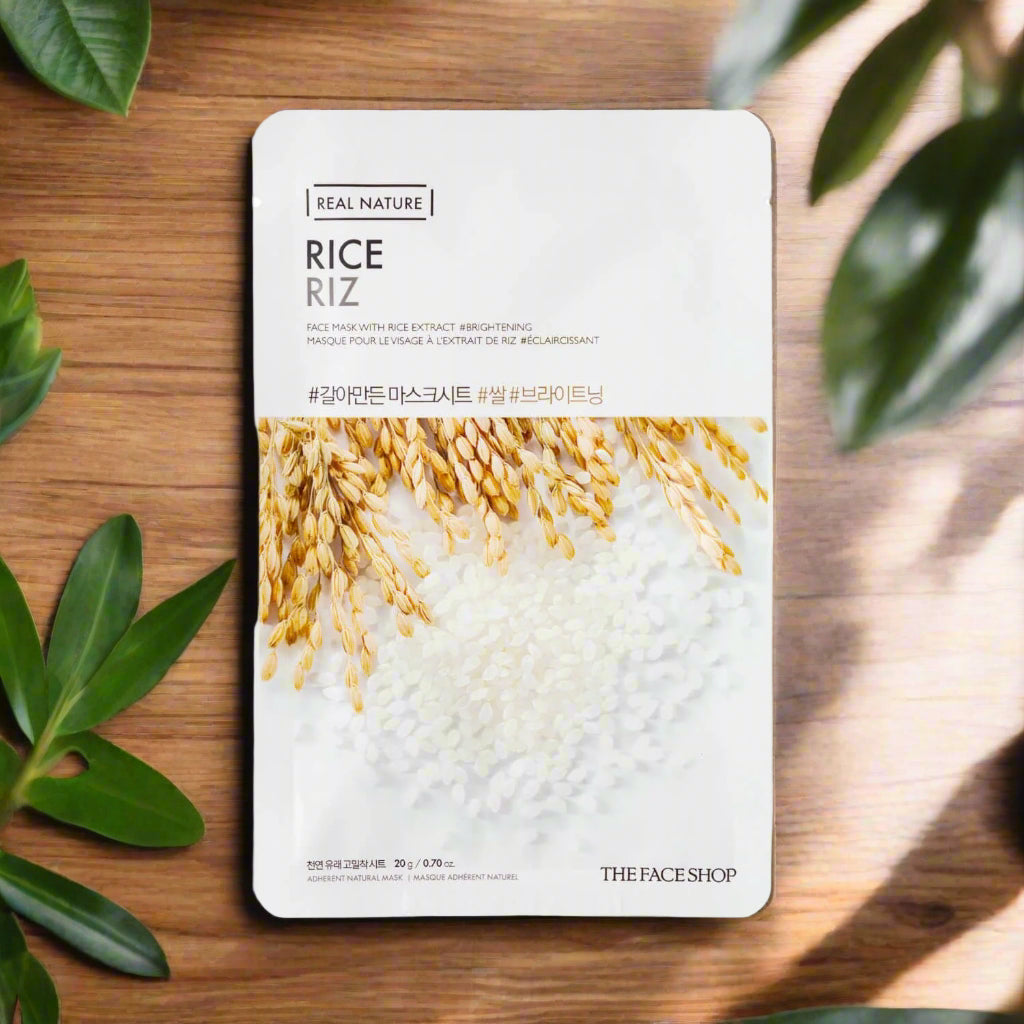 Real Nature Rice Face Mask