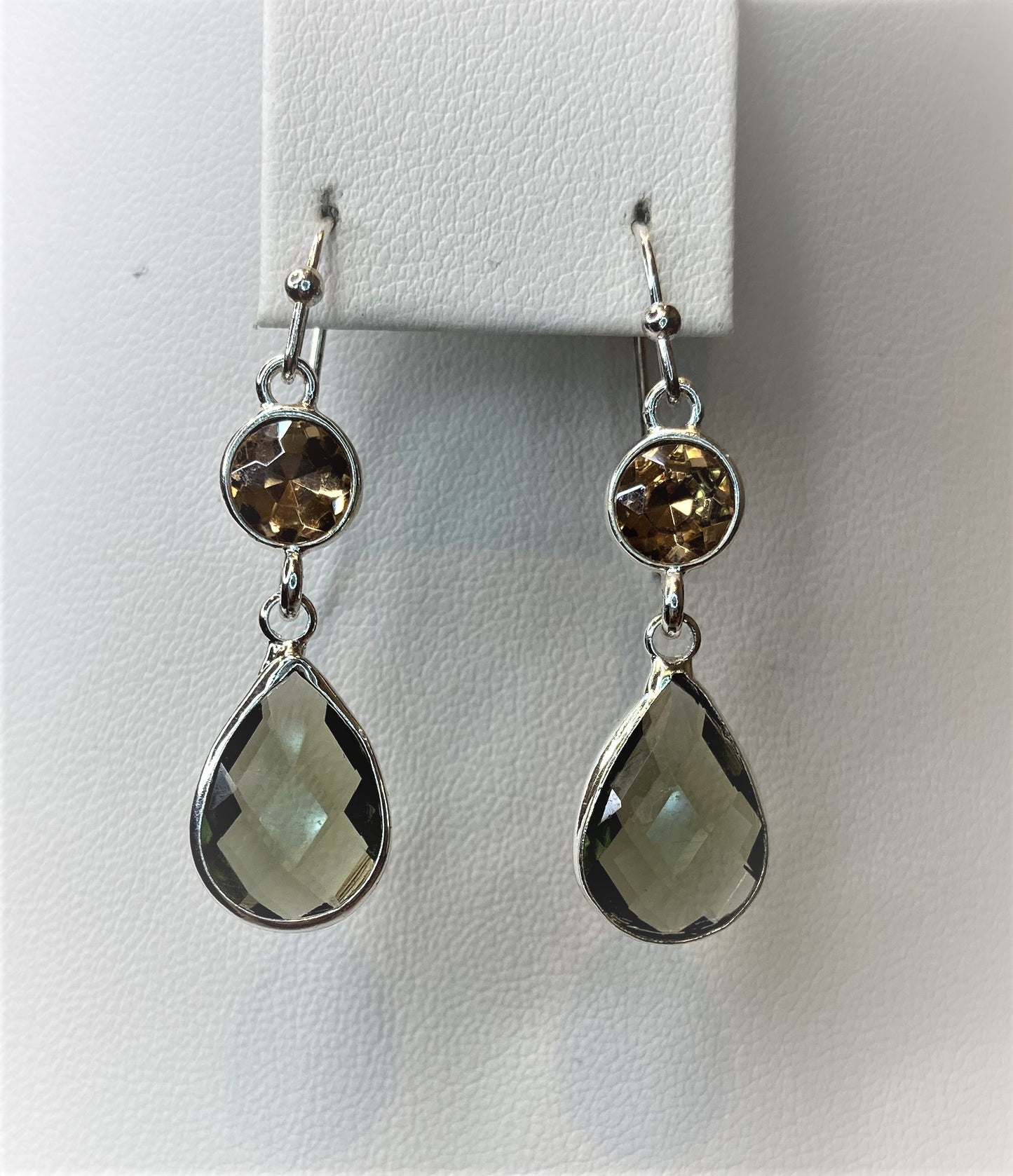 Smokey Stones Earrings