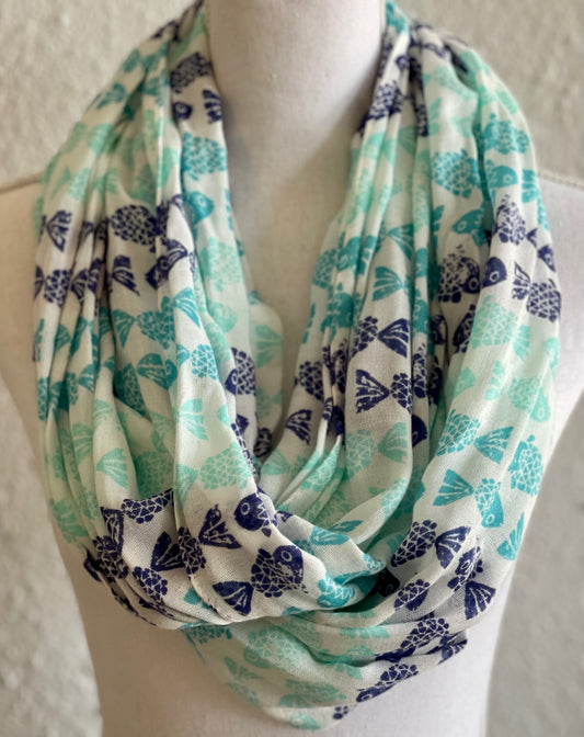 FISH INFINITY SCARF