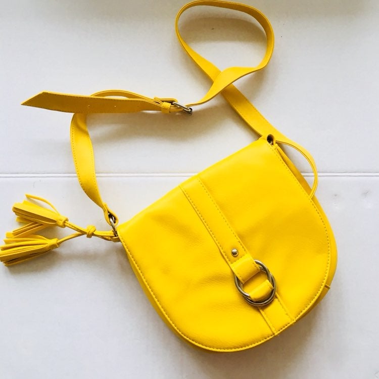 Yellow Cross Body Bag