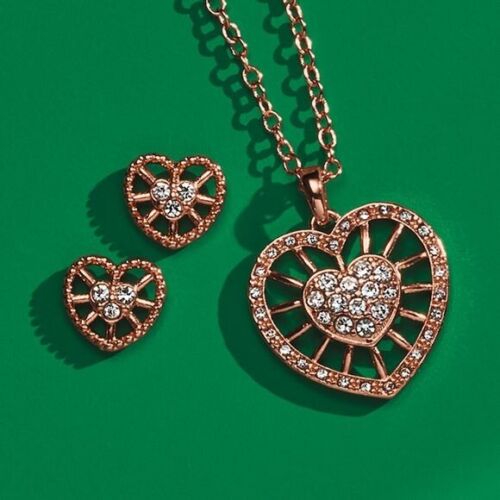 Sparkly 2-Piece Necklace and Earring Giftset